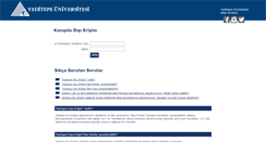 Desktop Screenshot of lproxy.yeditepe.edu.tr
